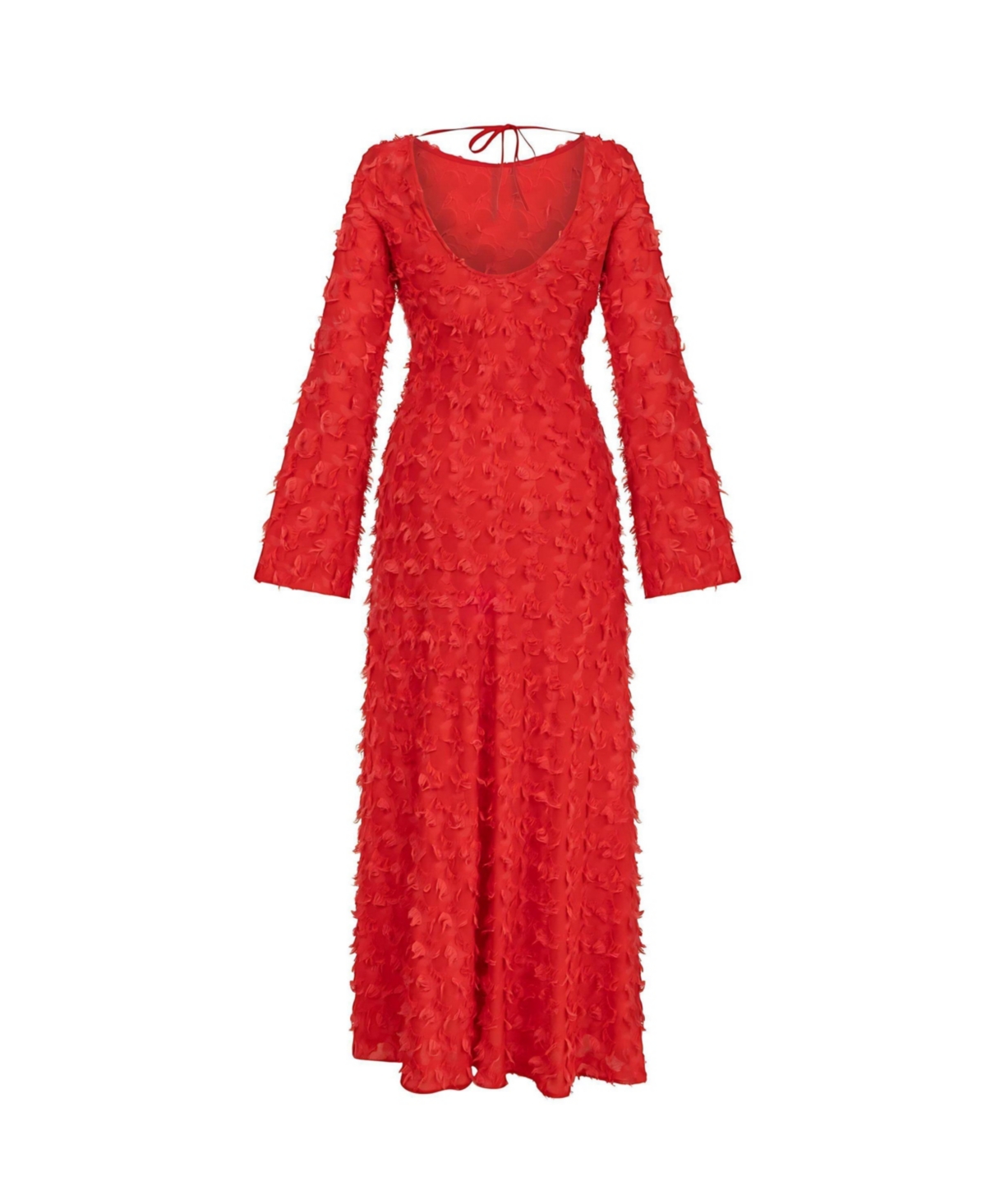 Nocturne Women's Backless Long Sleeve Maxi Dress