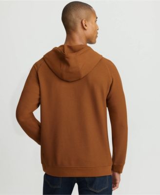Men's Long Sleeve Waffle Quarter Zip Hoodie