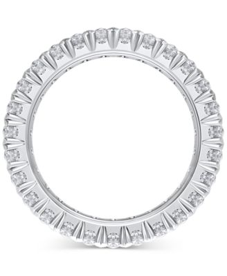 Diamond Double Row Eternity Ring (3 ct. t.w.) in Platinum, 14k White Gold, 14k Gold, or 14k Rose Gold, Created for Macy's