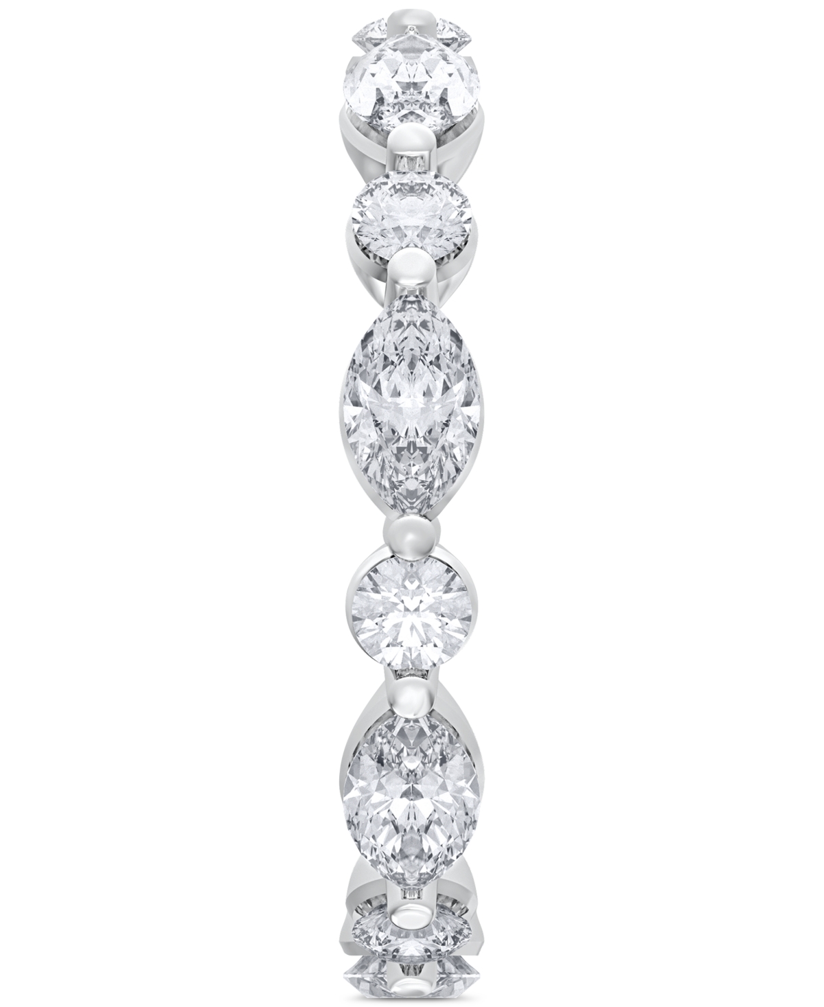 Macy's Diamond Eternity Ring (2 Ct. T.w.) In Platinum, 14k White Gold, 14k Gold, Or 14k Rose Gold In White Gold