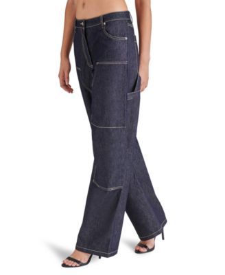 Women's Ashyla Cotton High Rise Barrel Leg Jeans
