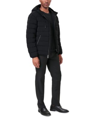 Men's Rail Quilted Hood Puffer Jacket