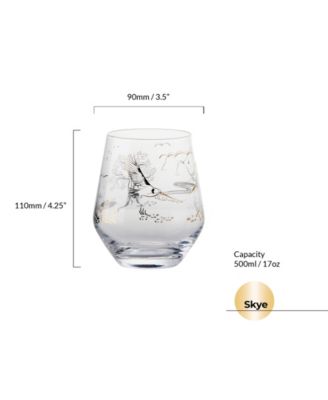 Skye Double Old Fashioned Tumblers / Stemless Wines, Set of 2