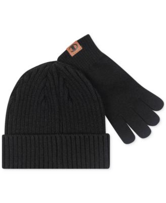 Men's Shift 2-Pc. Ribbed-knit Beanie & Gloves Set