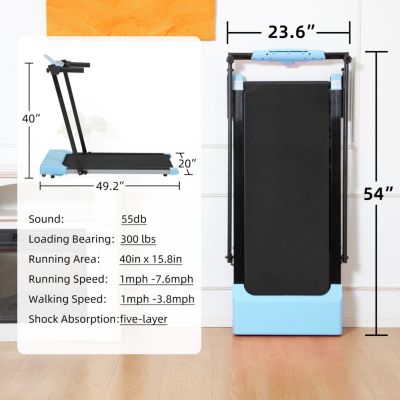 Streamdale Treadmills for Home, Treadmill with LED for Walking & Running