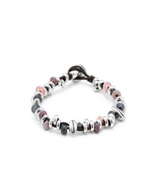 Sterling Silver Multicolor Glasses Bracelet