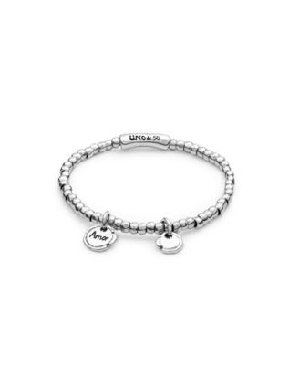 Sealed Love Sterling Silver Metal Bracelet
