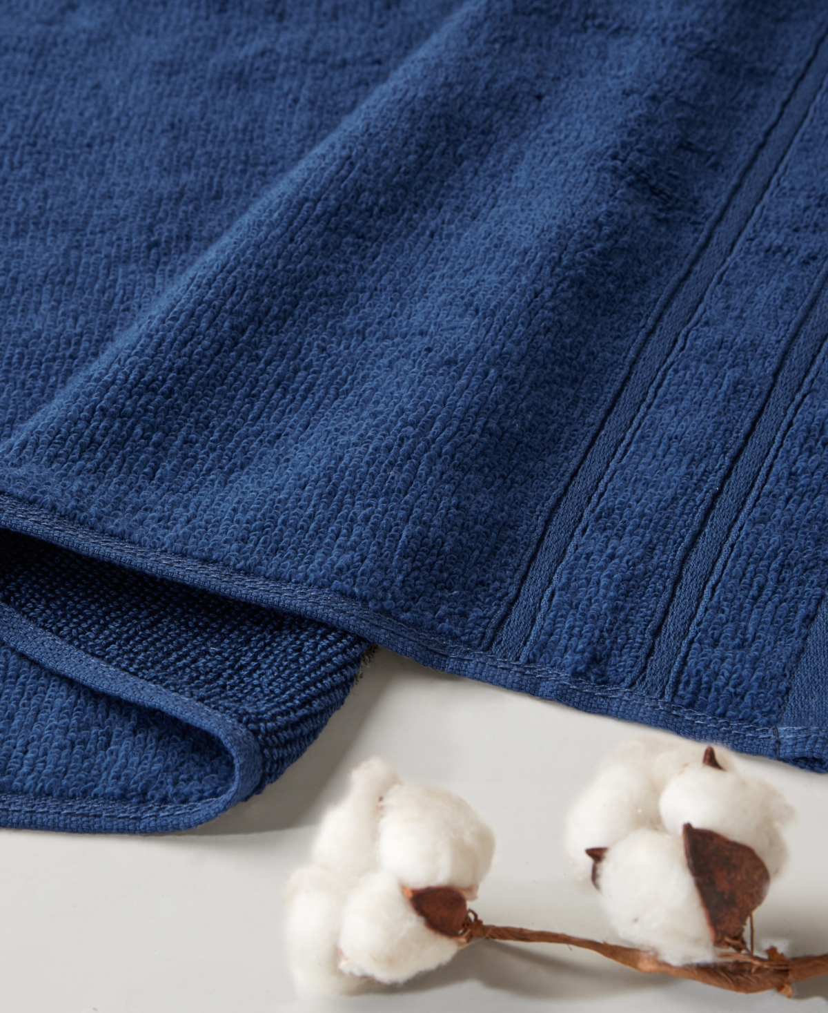 510 Design Essential Quick Dry Cotton 4-pc. Bath Towel Set In Indigo