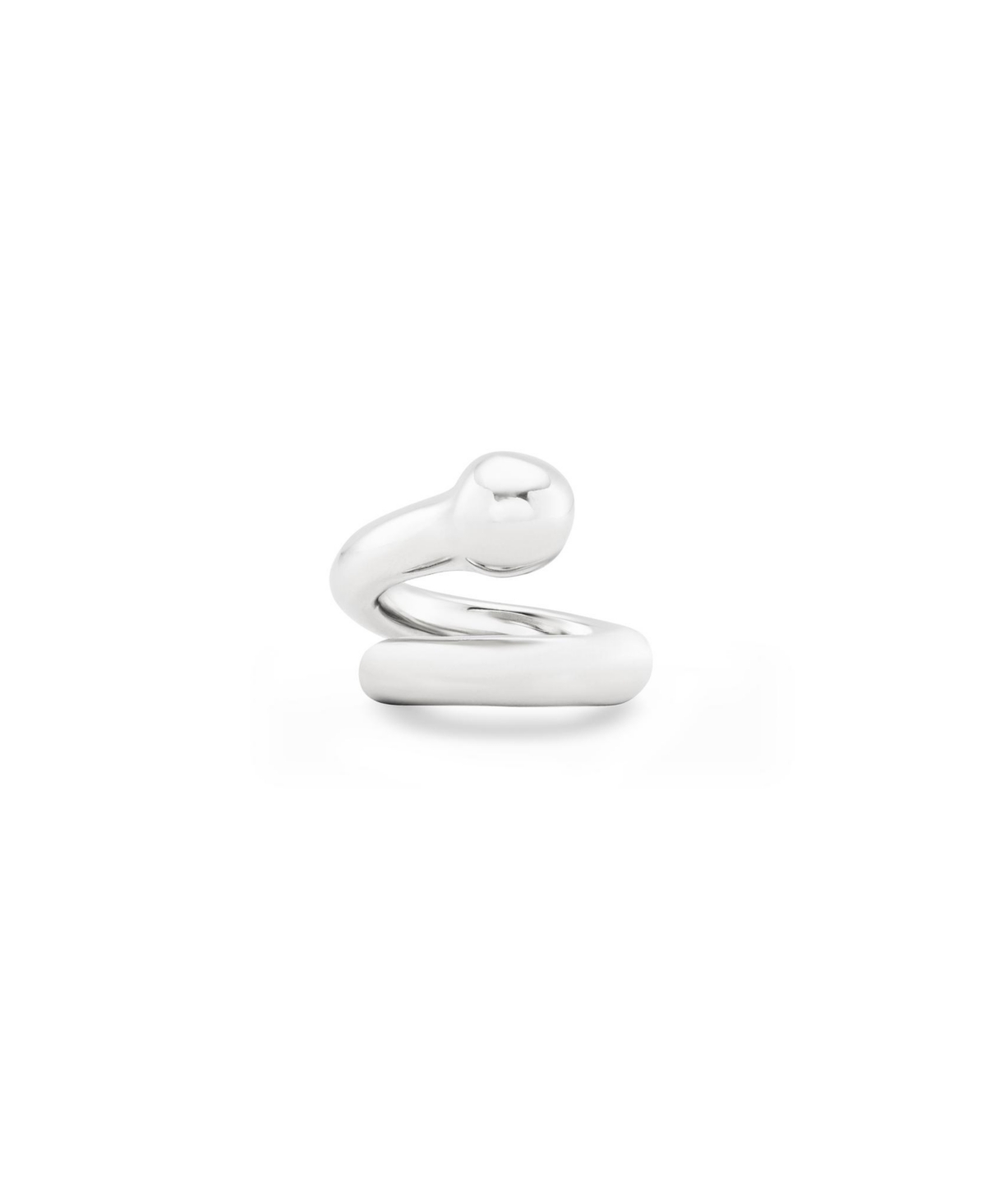 Unode50 18k Gold And Silver Plated Metal Alloy Ring In Silver