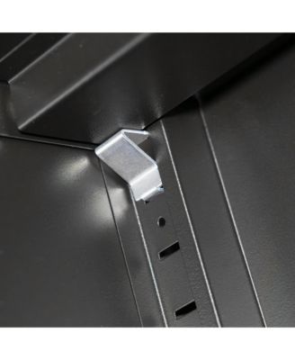 Heavy-Duty Steel Storage Cabinet with Adjustable Shelves