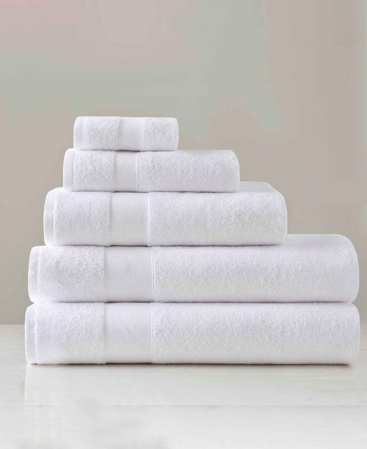 510 Design Premium Turkish Cotton Plush 2-pc. Bath Towel Set In White