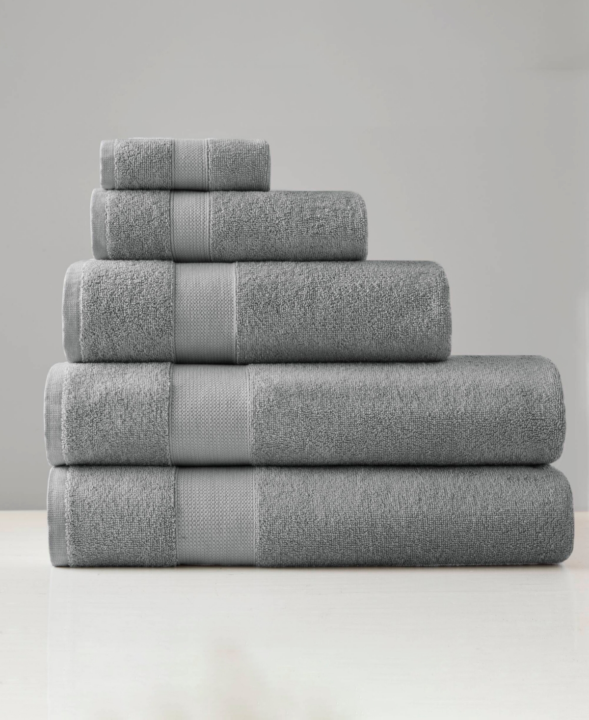 510 Design Premium Turkish Cotton Plush 2-pc. Bath Towel Set In Charcoal