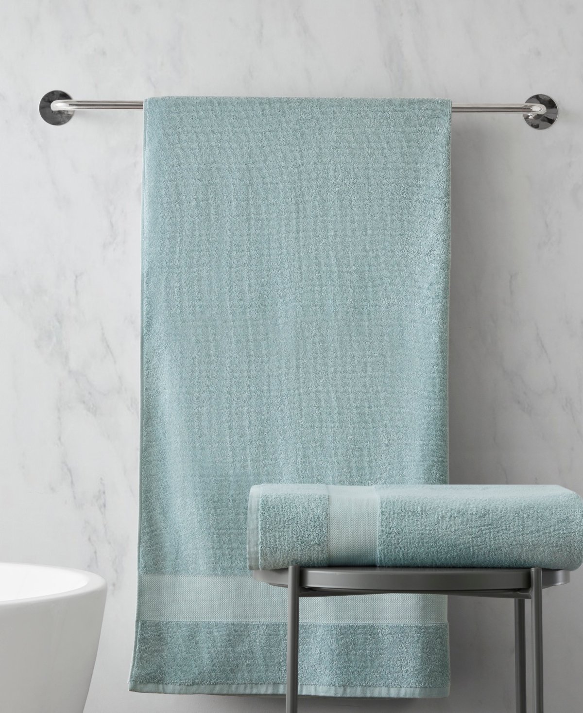 510 Design Premium Turkish Cotton Plush 2-pc. Bath Towel Set In Seafoam