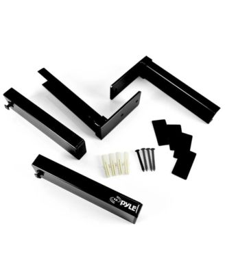 Universal Wall Mount Sound Bar Speaker Brackets, Adjustable Center Channel Hanging Mounts