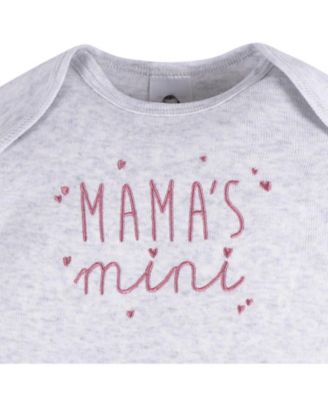 Baby Girls Gowns with Mitten Cuffs, 4-Pack