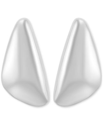 Macy's - Polished Triangle Statement Stud Earrings in Sterling Silver