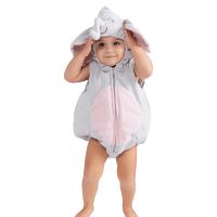 Elephant Hooded Romper Costume - Infants Boys & Girls