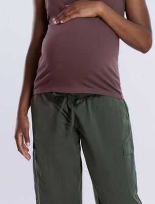 Maternity Under the Belly Utility Cargo Relaxed Fit Pant - Motherhood