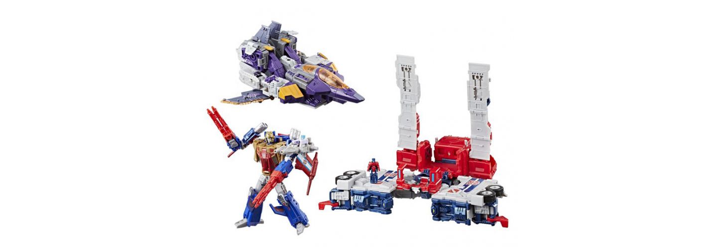 Детские фигурки Transformers Siege on Cybertron Boxed Set Limited Edition Leader Class Generations Titans Return — фото 7
