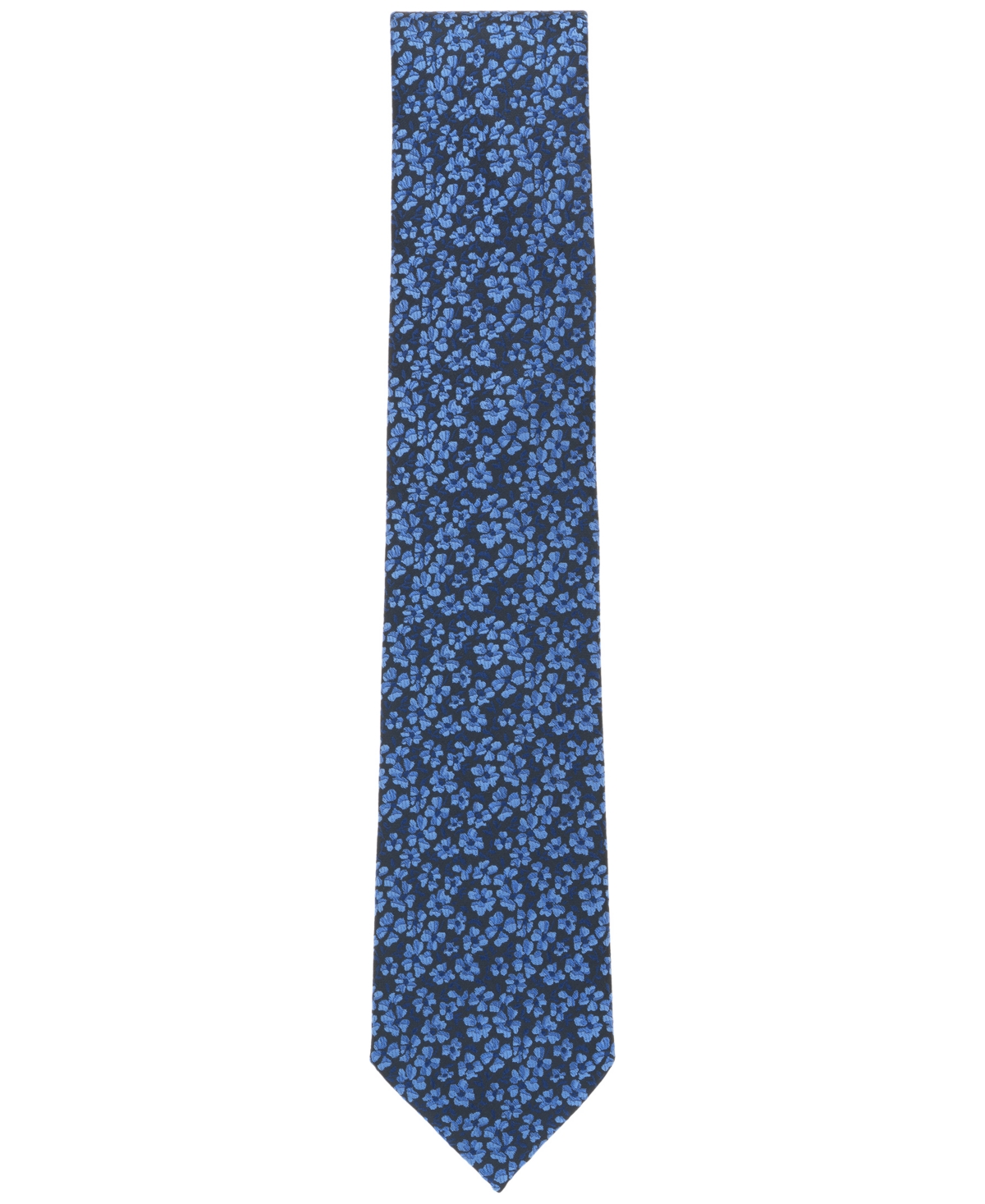 Shop Michael Kors Men's Deane Floral Tie In Navy