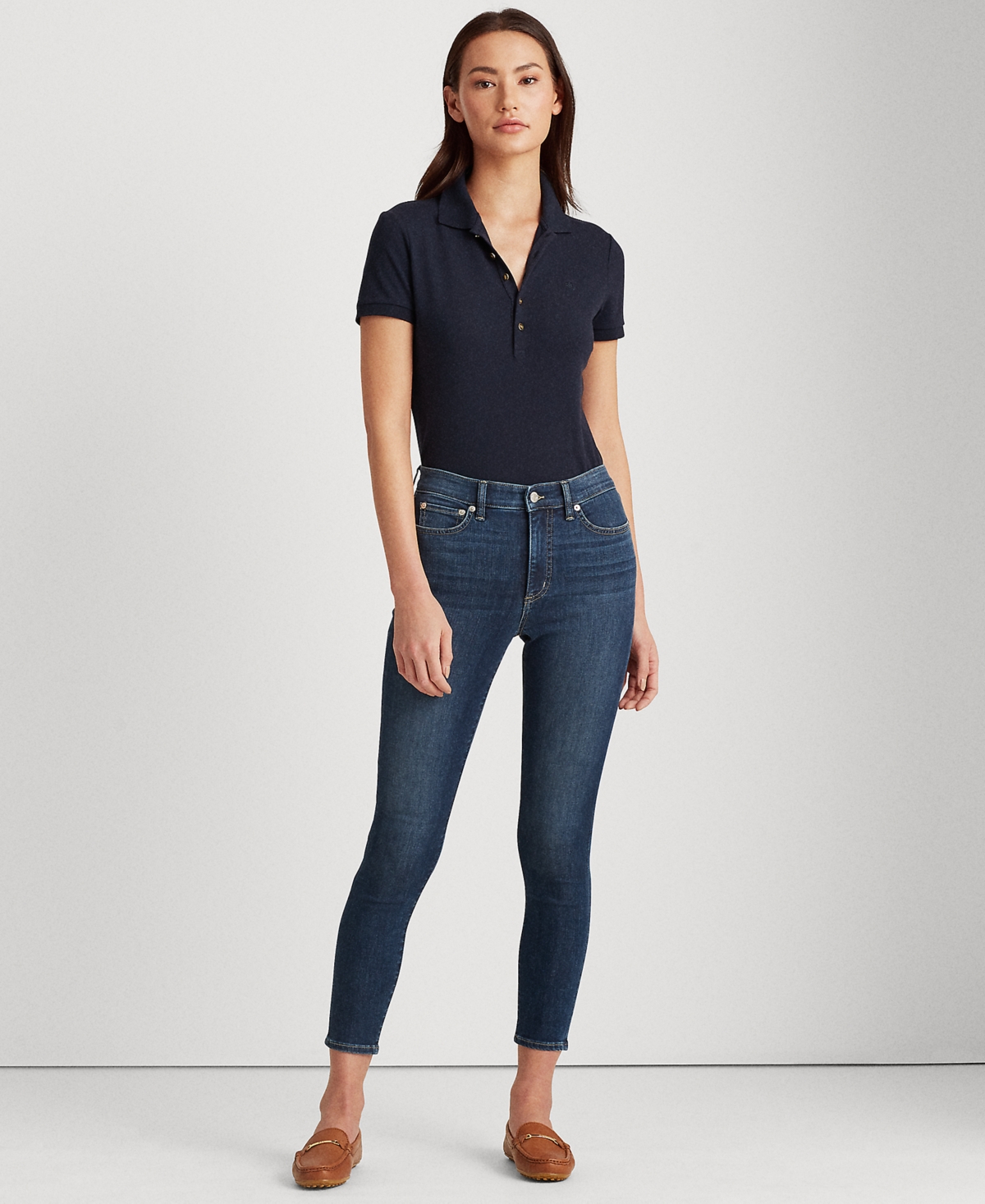 Lauren Ralph Lauren Petite Slim-Fit Polo Shirt