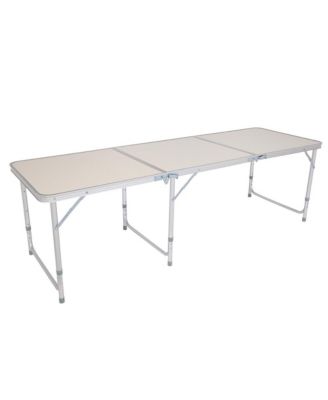 Home Use Aluminum Alloy Folding Table - White