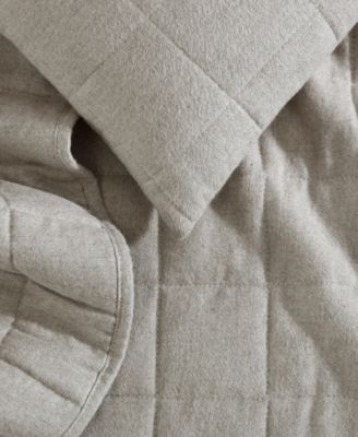 Calvin Klein CLOSEOUT! Melange Flannel Quilt, Queen