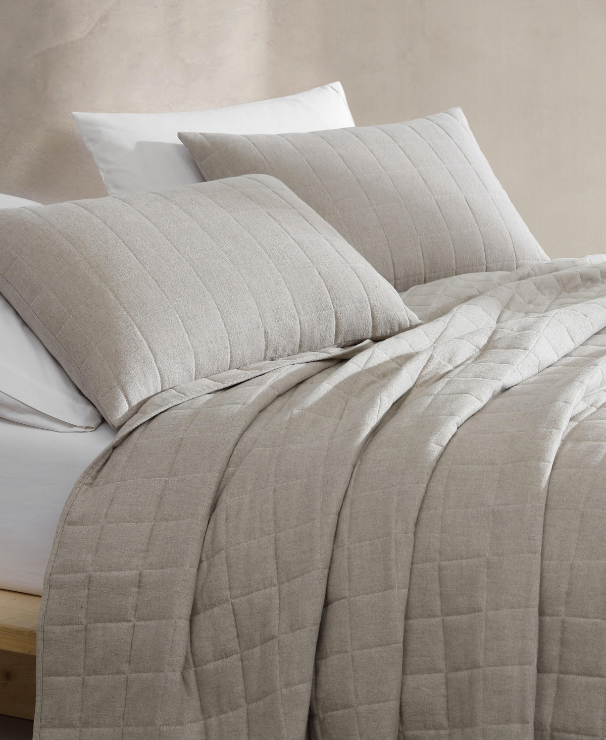 Calvin Klein Melange Flannel Sham Pair