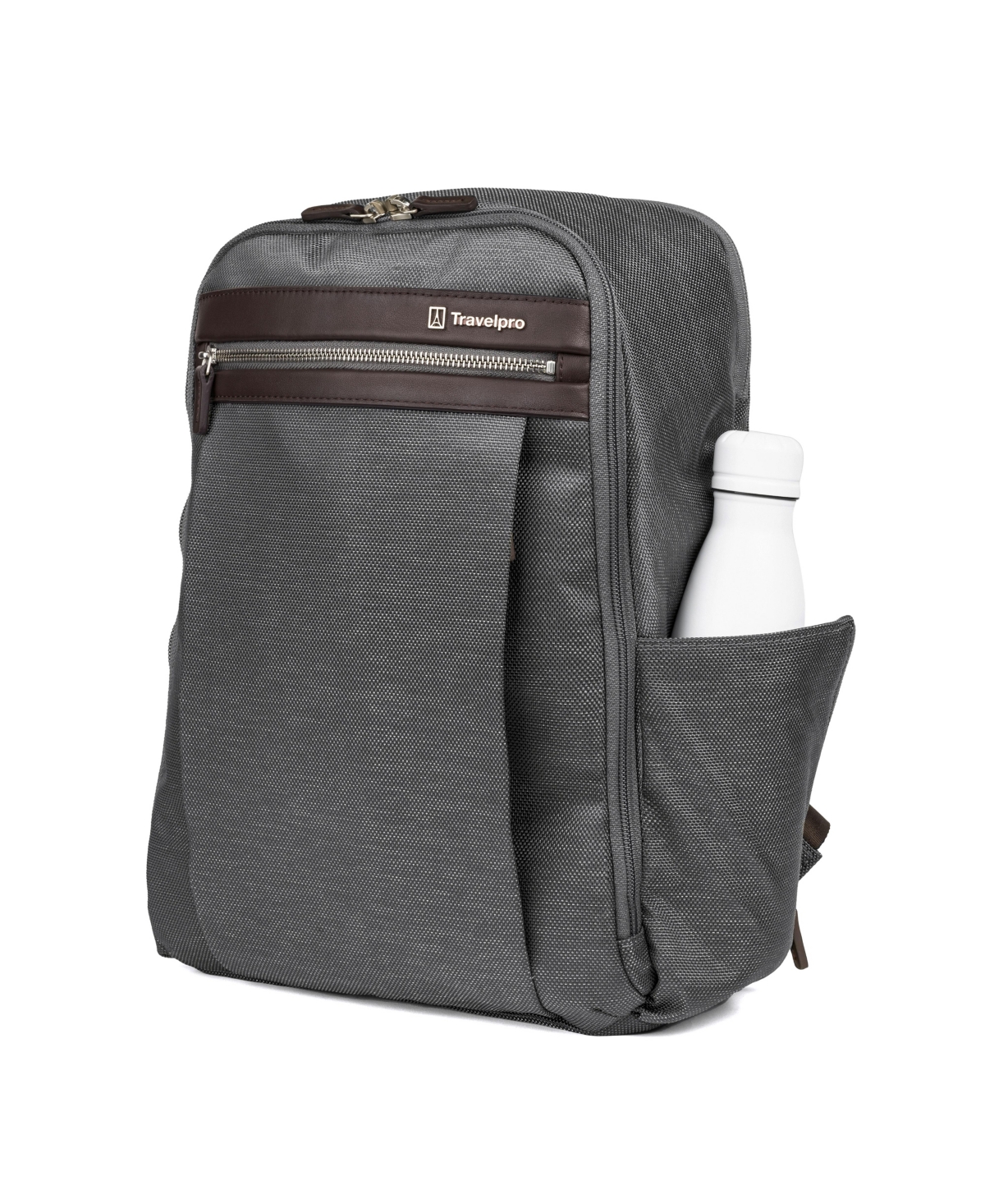 Travelpro Platinum Elite Slim Backpack In Vintage Grey