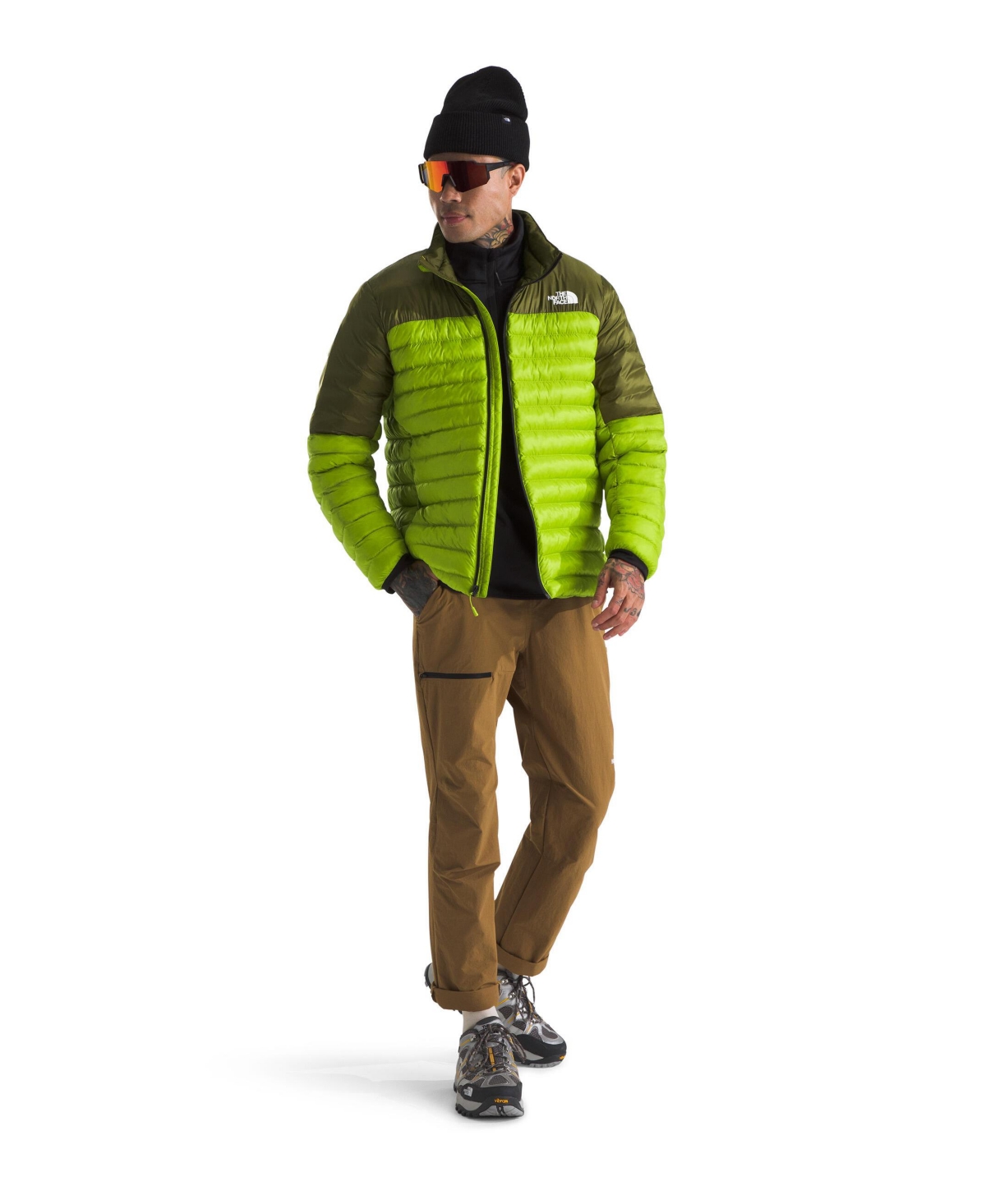 Men's Terra Peak Puffer Jacket In Meadow Grass,forest Olive