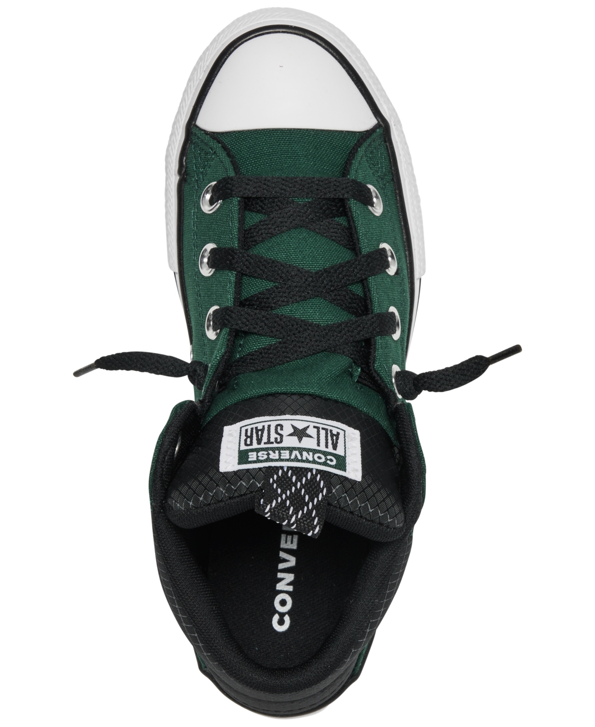 Shop Converse Little Boys' Chuck Taylor All Star Axel Mid Casual Sneakers From Finish Line In Green,black