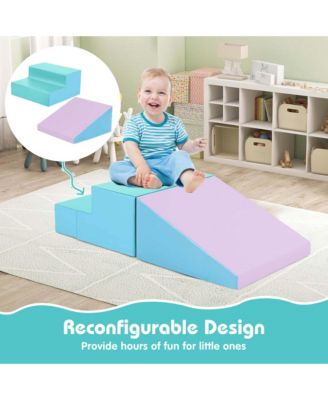Step and Slide Climber for Infants and Toddlers Baby Soft Foam Structure Blocks