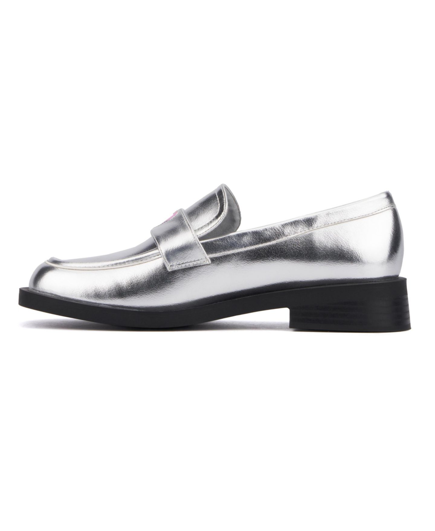 Женские туфли Olivia Miller Luminaries Casual Loafer, цвет: Серебряный — фото 7