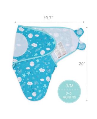 Baby Girls Newborn Swaddles Girls, 3 Pack Set, Twinkle