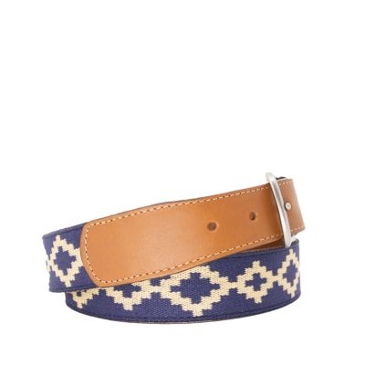 Men's Corbina Woven Belt Tan