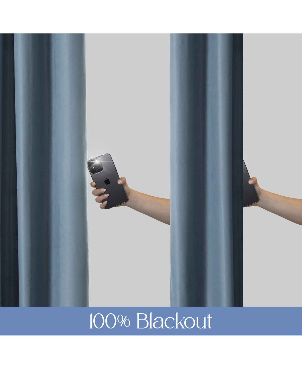 Soft Cotton Feel Twill Polyester Blackout Grommet Pair (2 panels