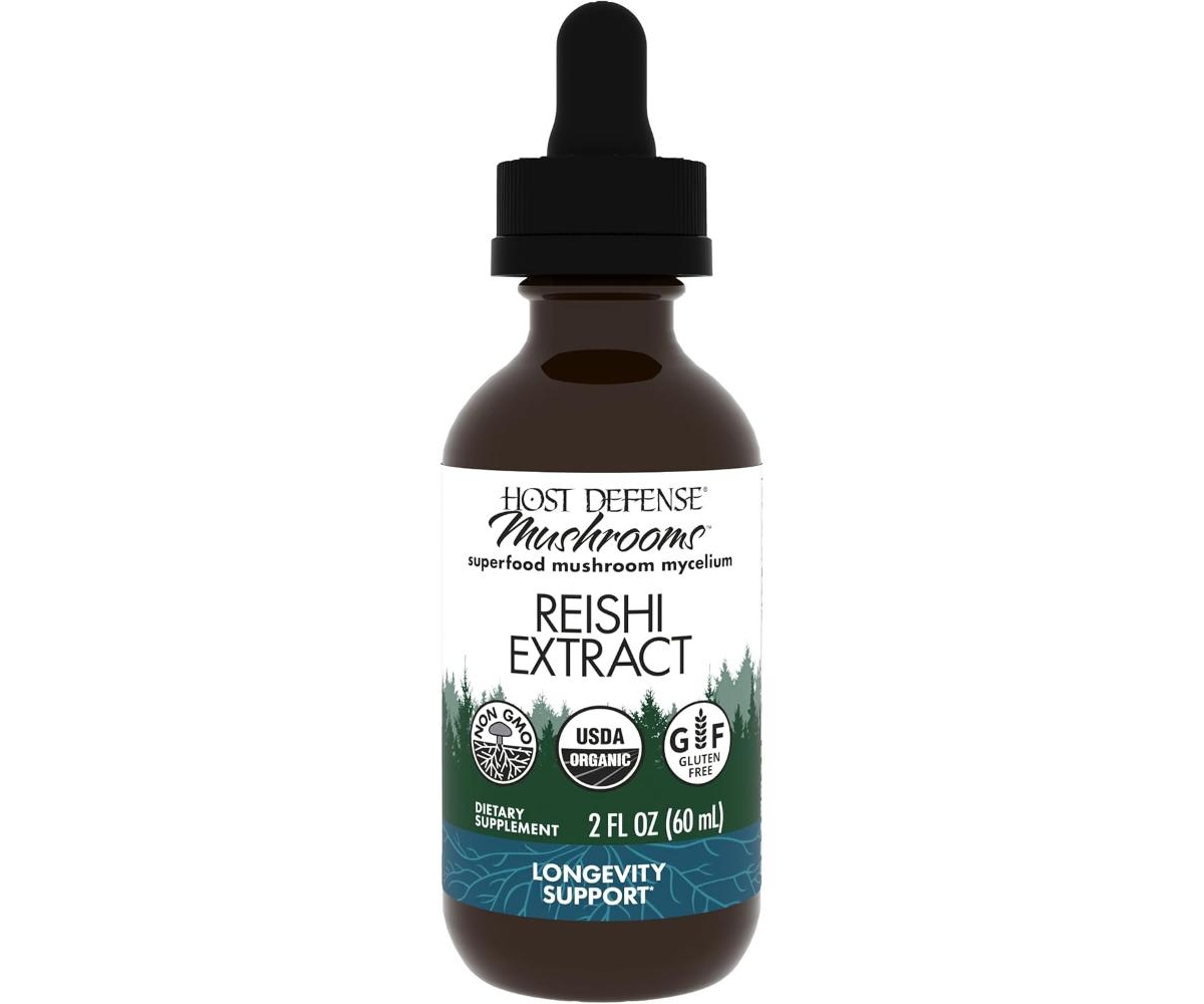 Host Defense Reishi Extract - Heart & Immune Health Support Supplement