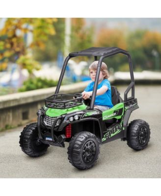 12V Kids UTV with Music, Lights, MP3/USB, Suspension, Camo
