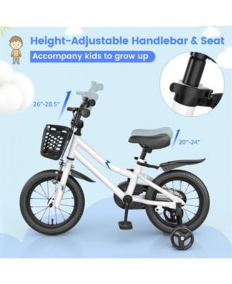14 Inch Kids Bike with 2 Training Wheels for 3-5 Years Old
