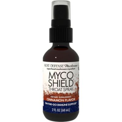 Host Defense MycoShield Throat Spray - Immune Health Support - Dietary Mushroom Supplement with Chaga Reishi Turkey Tail More - On-the-Go Immune S 30$