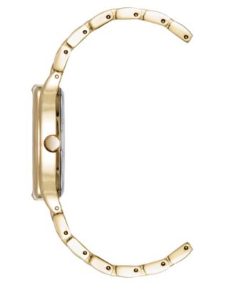 Women's Quartz Vintage Gold-Tone Alloy Metal Watch, 25mm