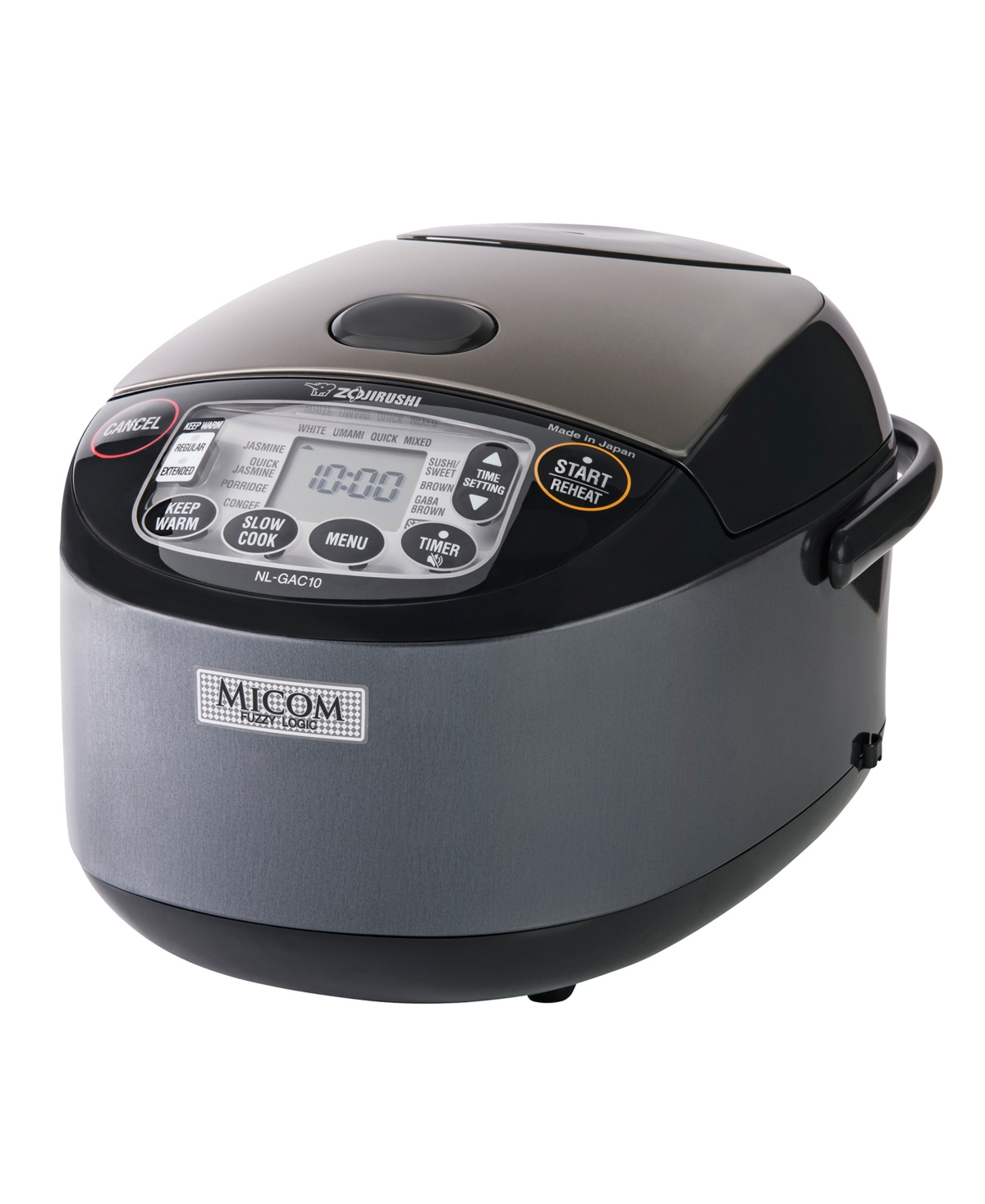 Zojirushi Umami 5.5 Cup Micom Rice Cooker Warmer In Metallic Black
