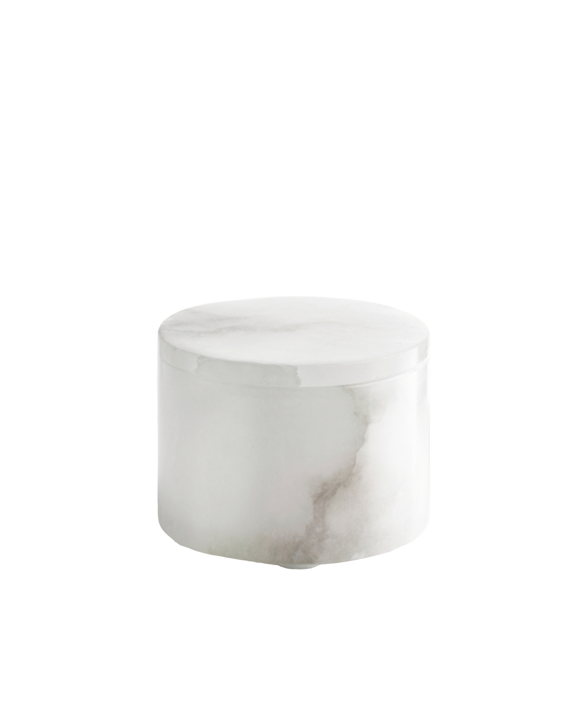 Cassadecor Corden Alabaster Jar In White