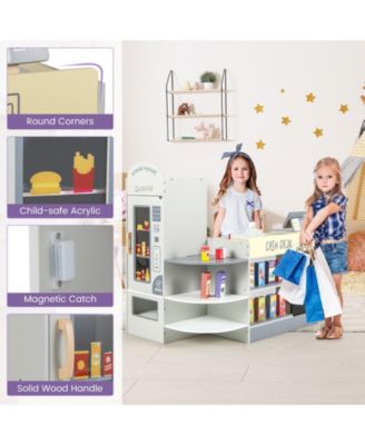 Kids Grocery Store Playset with Cash Register POS Machine