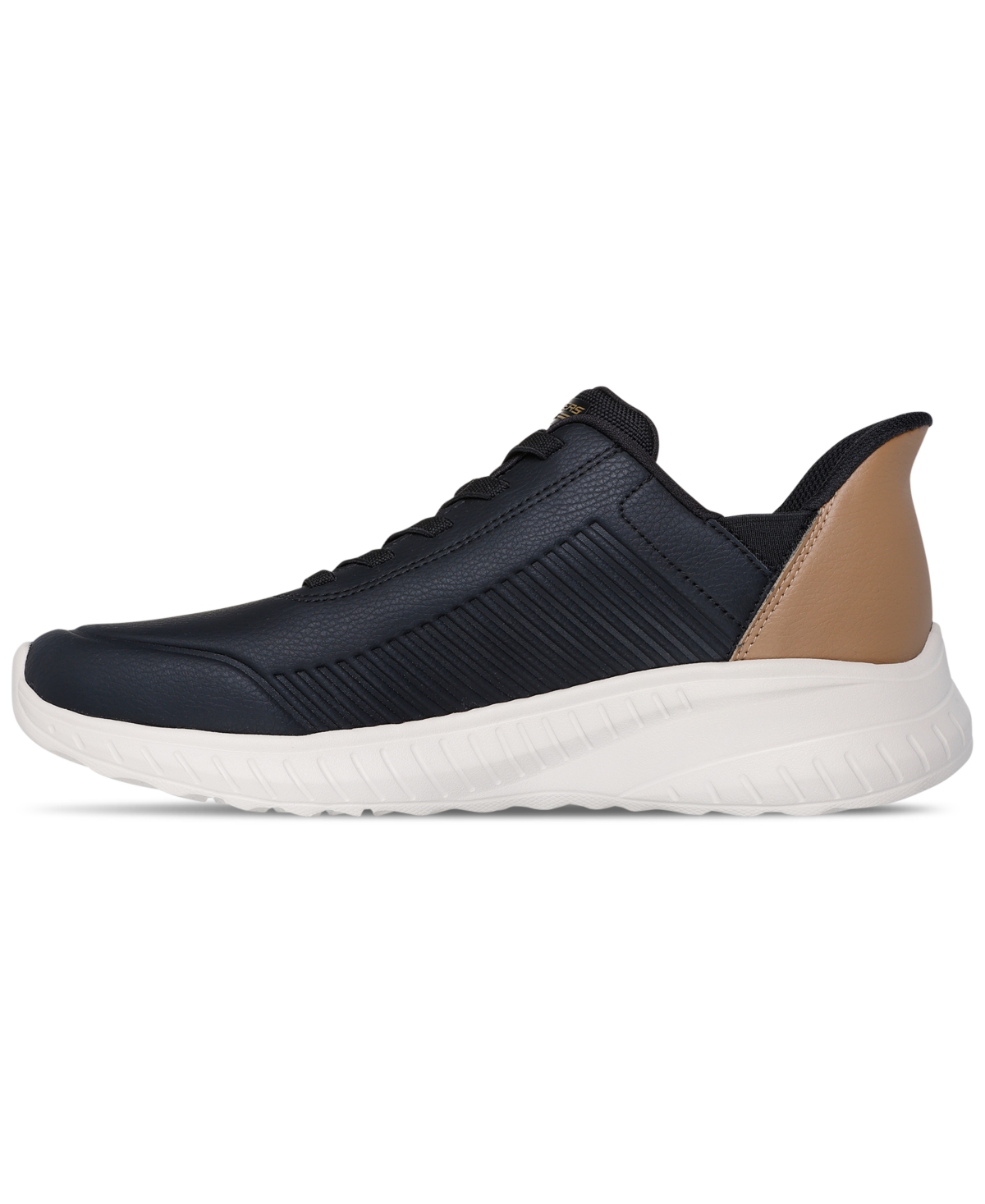 Skechers Men's Slip-ins: Bobs Sport Squad Chaos - Heel Preferred Memory Foam Casual Sneakers from Finish Line