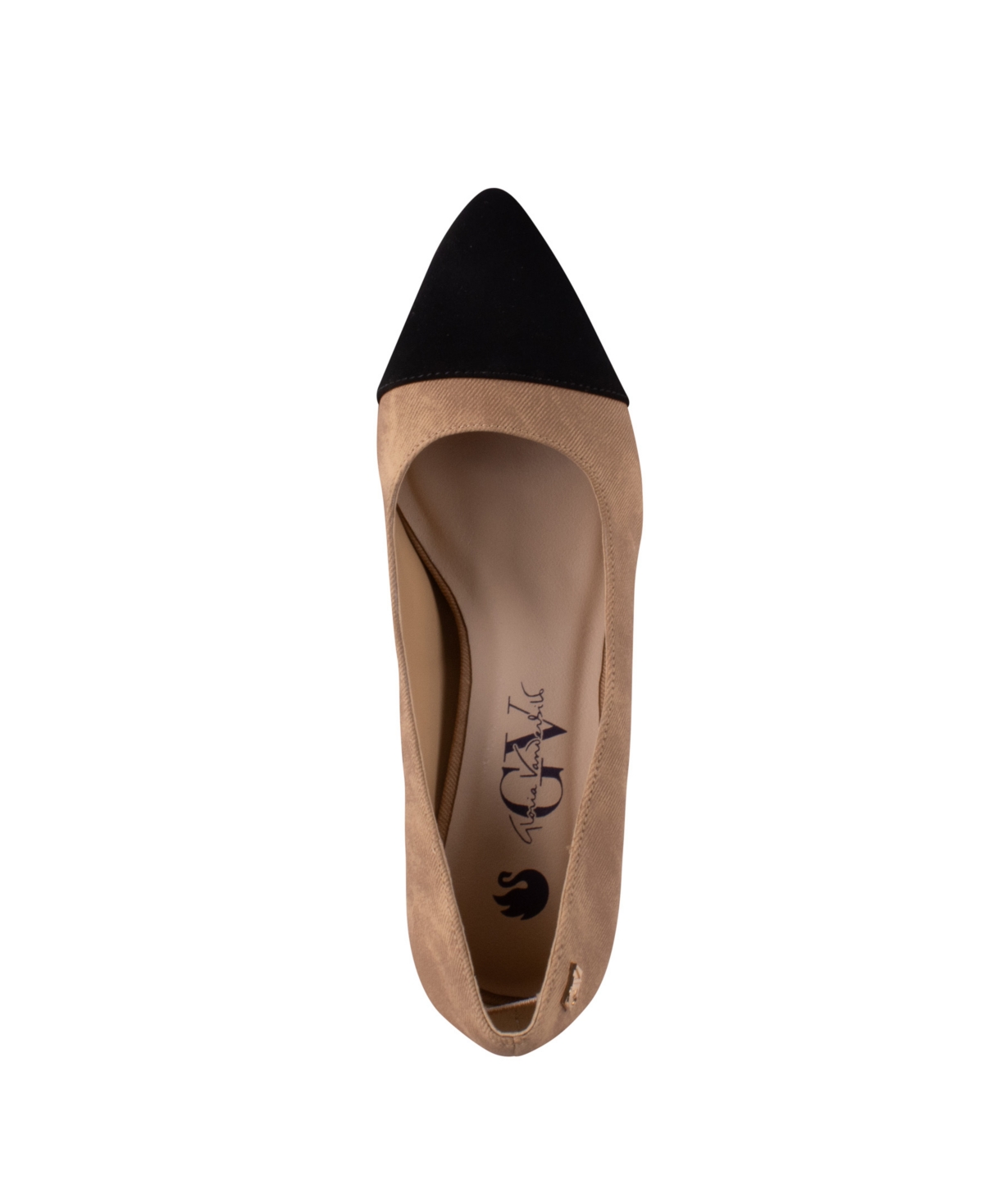 Gloria Vanderbilt Women's Brigitte Slip On Pumps In Natural,black
