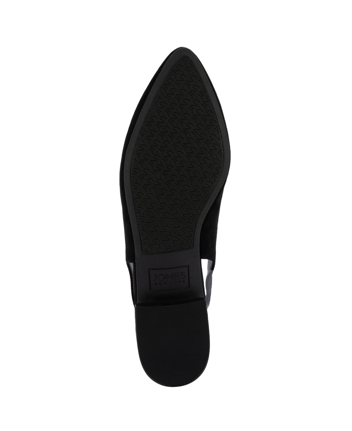 Jones New York Women's Quarry Pointed Toe Slingback Flats In Black Micro