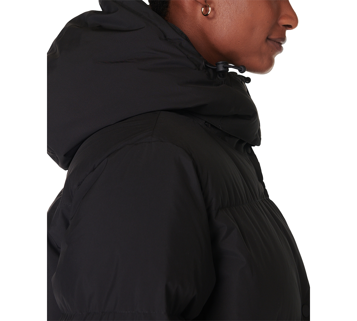 Sweaty Betty Women's Nimbus Hooded Puffer Coat In Black