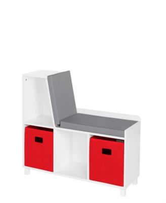 Book Nook Collection Kids Storage Bench with Cubbies