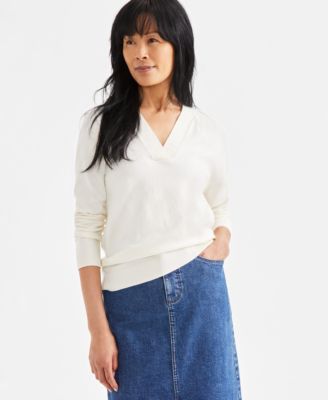 Style & Co - Women's V-Neck Sweater, Exclusively at Macy's
